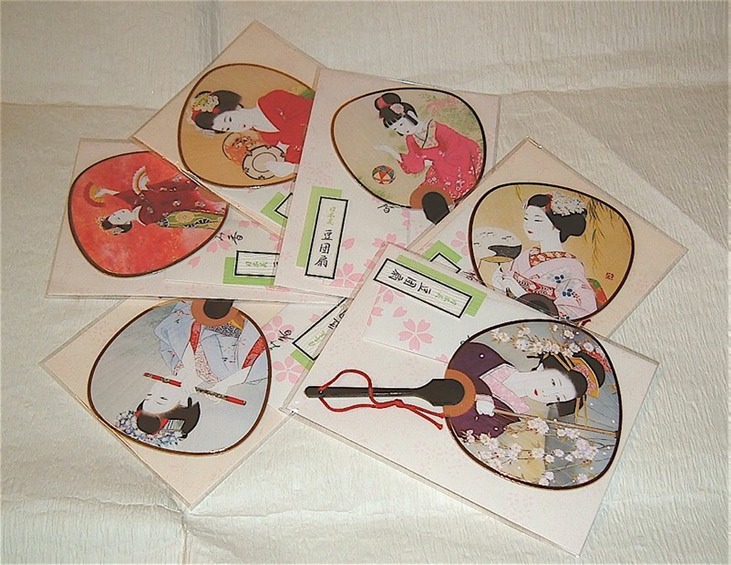 Mini Fan Card Set of 6